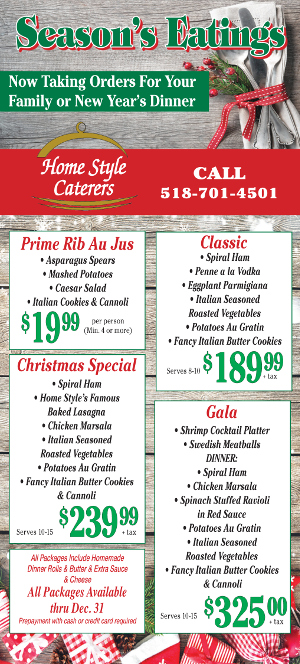 Home Style Caterers Specials And Holiday Menu Selections